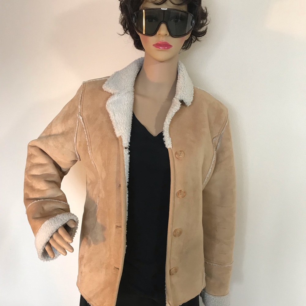 579 Faux Sheepskin Jacket Size Small